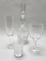  Набор Графин 2 бокала и стопка хрусталь (сост. на фото)