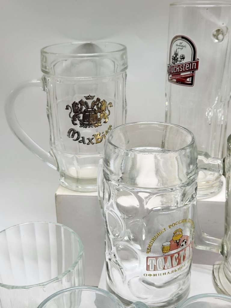 Пивные кружки разные 9 штук