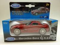 Модель авто Merctedes Benz SLS AMG Welly в коробке