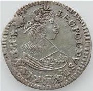 (№1659km1144) Монета Австрия 1659 год 15 Kreuzer