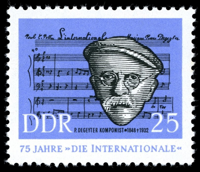 (1963-033) Марка Германия (ГДР) &quot;Пьер Кретьен Дегейтер&quot;    Интенацинал III O
