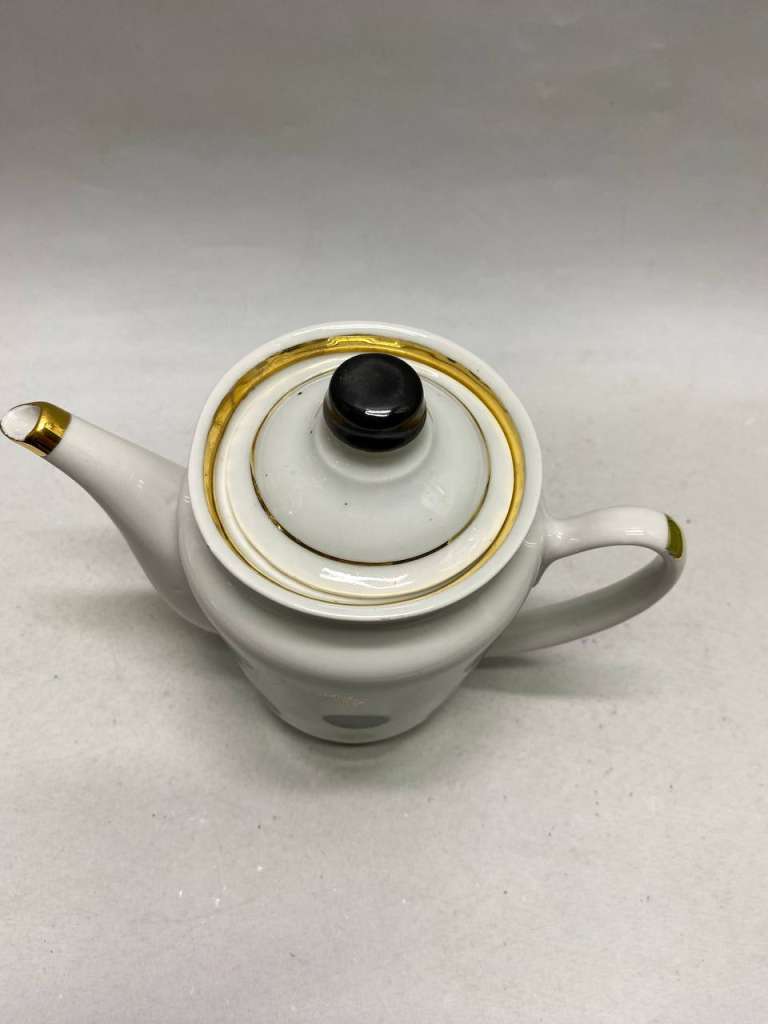 Кофейник фарфоровый Гродница СССР