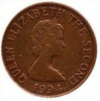 (№1994km54b) Монета Джерси 1994 год 1 Penny (магнитный)
