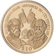 () Монета Либерия 2000 год 10 долларов ""   AU