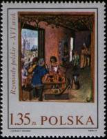 (1969-068) Марка Польша "Резчик по дереву" , III Θ