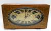 Настольные часы "Янтарь", 29*16*7 см., отсутствует задняя крышка, СССР(сост. на фото)