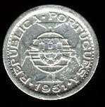 (№1951km12) Монета Сан-Томе и Принсипи 1951 год 2.50 Escudos