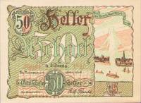 (№1920) Банкнота Австрия 1920 год "50 Heller"