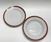 Тарелки ЛФЗ суповая + столовая (сост. на фото)