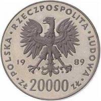 () Монета Польша 1990 год 20000  ""    AU