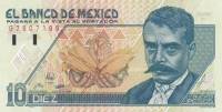 (№1992P-99a.10) Банкнота Мексика 1992 год "10 Pesos"