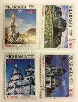 --  Набор марок Никарагуа 4 шт.  Гашёные , III Θ