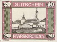 (№1920) Банкнота Австрия 1920 год "20 Heller"
