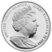 () Монета Британские Виргинские острова 2002 год 10 долларов ""   PROOF