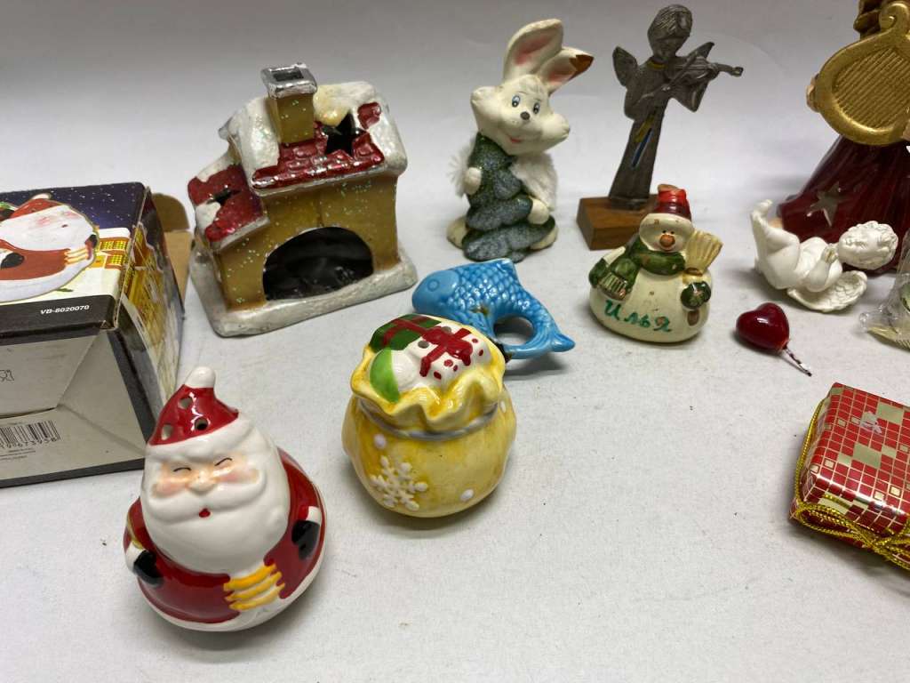 Сувенир новогодний 10 разных статуэток