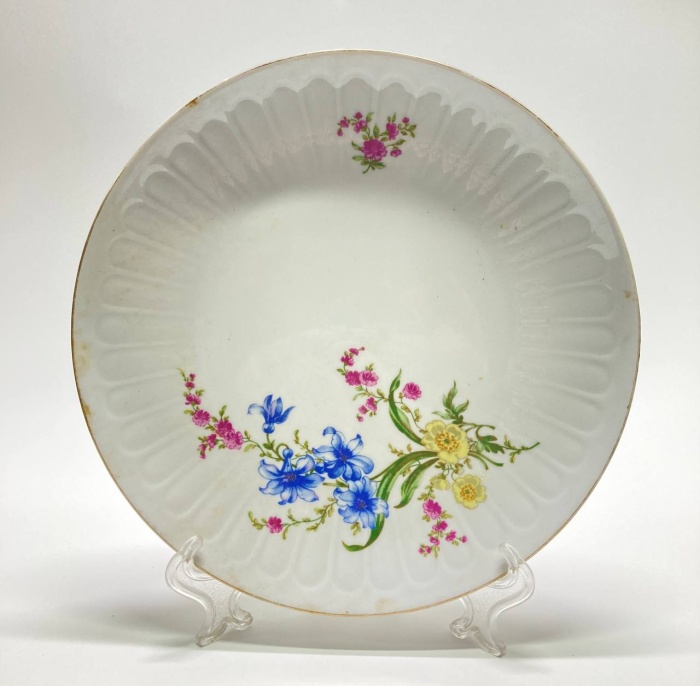 Тарелка столовая, Мейсенский букет, Ильменау, ГДР