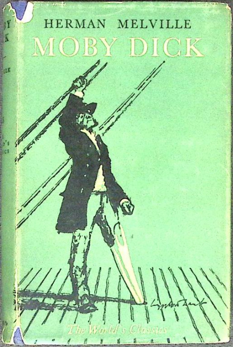 Книга &quot;Моби Дик&quot; H. Melville Лондон Неизвестно Твёрдая обл. + суперобл 582 с. Без илл.