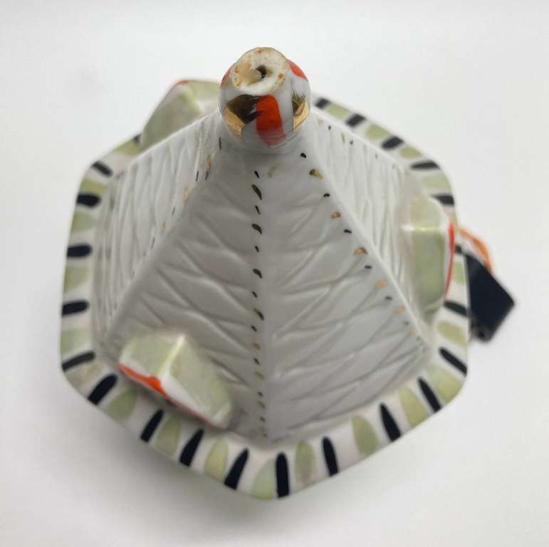 Ночник фарфоровый, Золотой петушок, ЛЗФИ (скол Петушка)