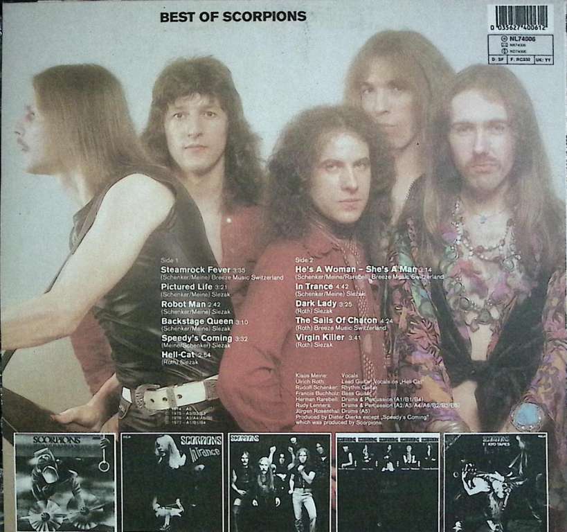 Пластинка виниловая Scorpions Best Stereo 300 мм. Excellent