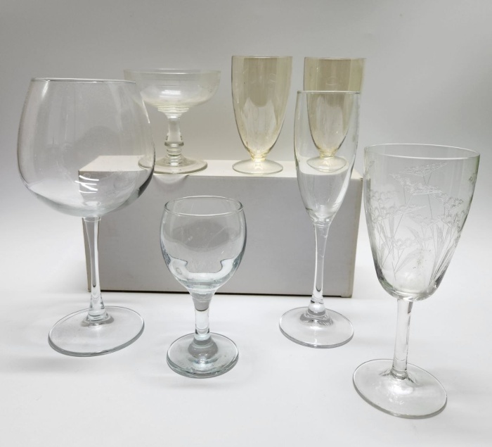 Бокалы разные 7 штук  