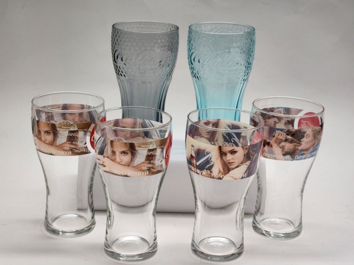 Стаканы Coca Cola Кока Кола 6 штук коллекция