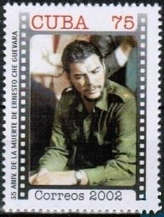 (№4453-4458) Набор марок Куба 2002 год (6 марок) &quot;35-летие со дня смерти Эрнесто Геварра quotChequot