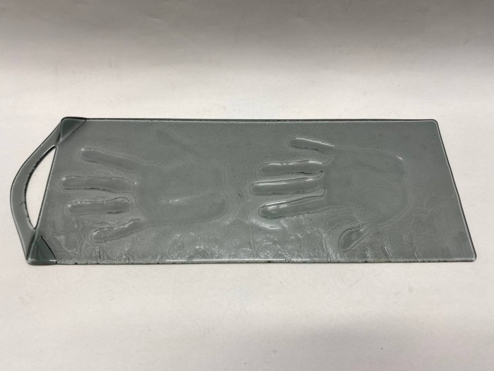 Панно настенное ладони 50*18 см, стекло