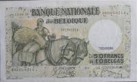 (№1938P-106a.5) Банкнота Бельгия 1938 год "50 Francs"