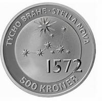 (№2013km963) Монета Дания 2013 год 500 Kroner (Тихо Браге, Стелла Нова)