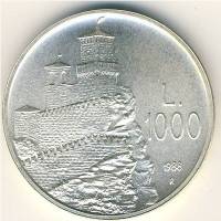 () Монета Сан-Марино 1988 год 10000  ""    AU