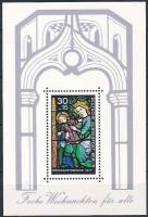 (1977-030) Блок Германия (ФРГ) "Мария с младенцем"    Рождество III Θ