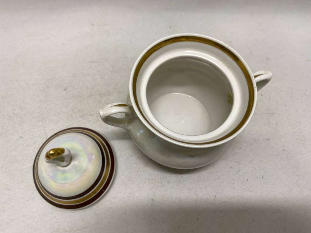 Сахарница перламутр Минский форфоровый завод