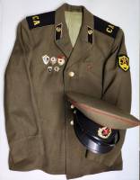 Китель военный Советская армия СССР со знаками и фуражкой