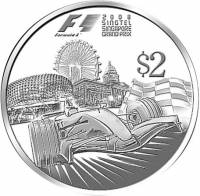 () Монета Сингапур 2008 год 2  ""    AU