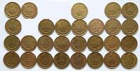 1961-1991, 1 копейка, 28 монет Набор монет СССР 61 62 65 67-69 71-90 91л, 91м    VF