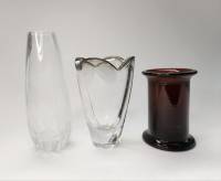 Вазы небольшие стекло 3 шт 