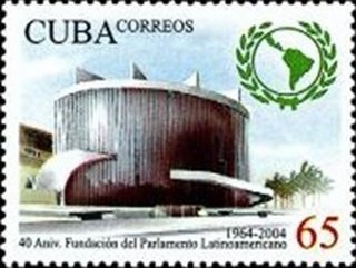 (№4651) Марка Куба 2004 год &quot;Латиноамериканский Парламент&quot;, Негашеная