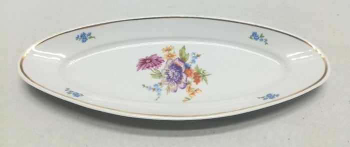 Селёдочница, блюдо овальное, Дулёво