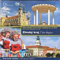 2010, 6м+жетон Набор Чехия 2010 год Злинский край  Буклет