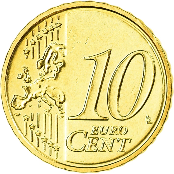 (2014) Монета Латвия 2014 год 10 центов   Северное золото  UNC