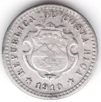  Монета Коста-Рика 1905 год 5     Биметалл (Серебро - Ниобиум)  UNC