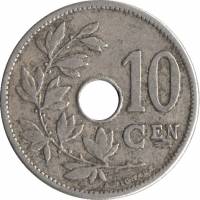 (№1903km53) Монета Бельгия 1903 год 10 Centimes (Фламандские легенды - большой год - БелГИЭ)