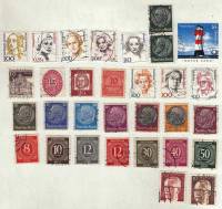 Смесь годов--  Набор марок Германия 30 шт.  Гашёные , II Θ