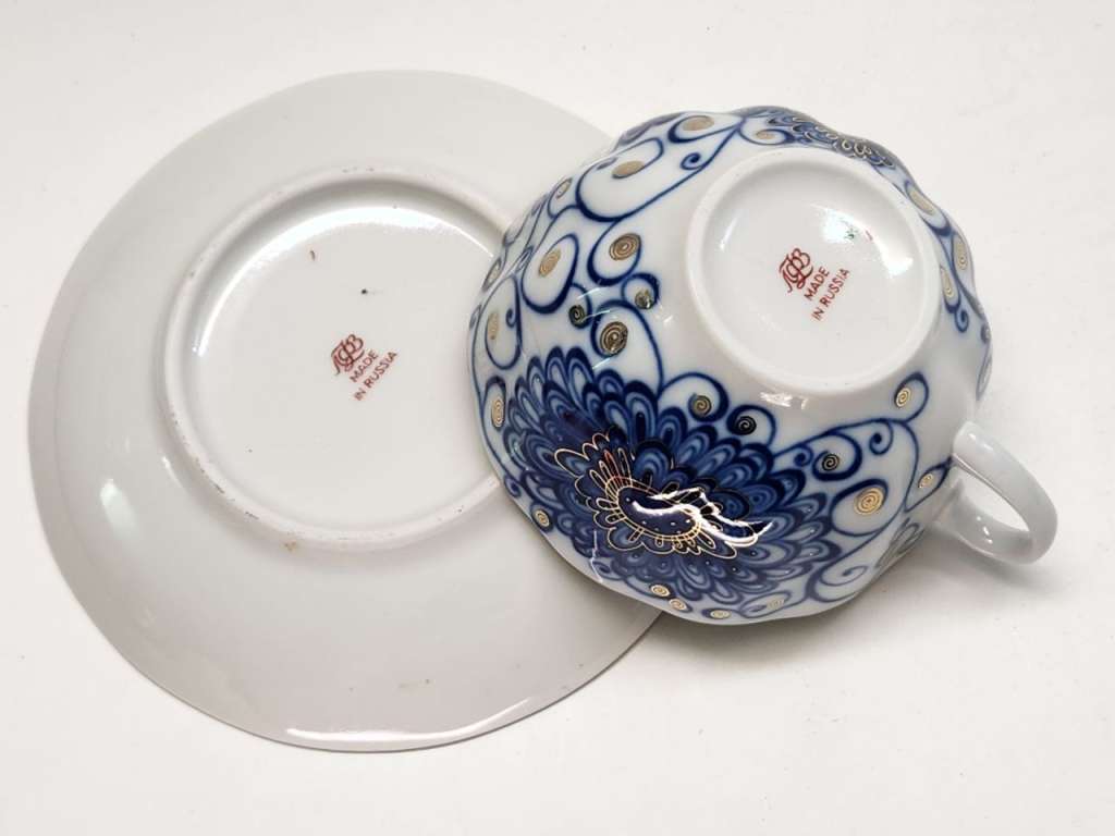 Чайная пара ЛФЗ Птица-царица