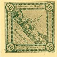 (№1920) Банкнота Австрия 1920 год "10 Heller"