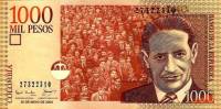 (,) Банкнота Колумбия 2003 год 1 000 песо "Хорхе Эльесер Гайтан"   UNC