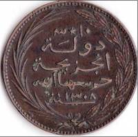 (№1891km2.1) Монета Коморские Острова 1891 год 10 Centimes (Тайный знак: Фасции)