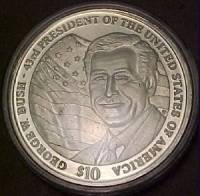() Монета Либерия 2001 год 10 долларов ""   AU