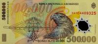 (№2004P-115a.6) Банкнота Румыния 2004 год "500,000 Lei"