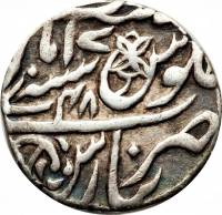 (№1779km37) Монета Индия 1779 год frac12; Rupee (Шах Алам II в)